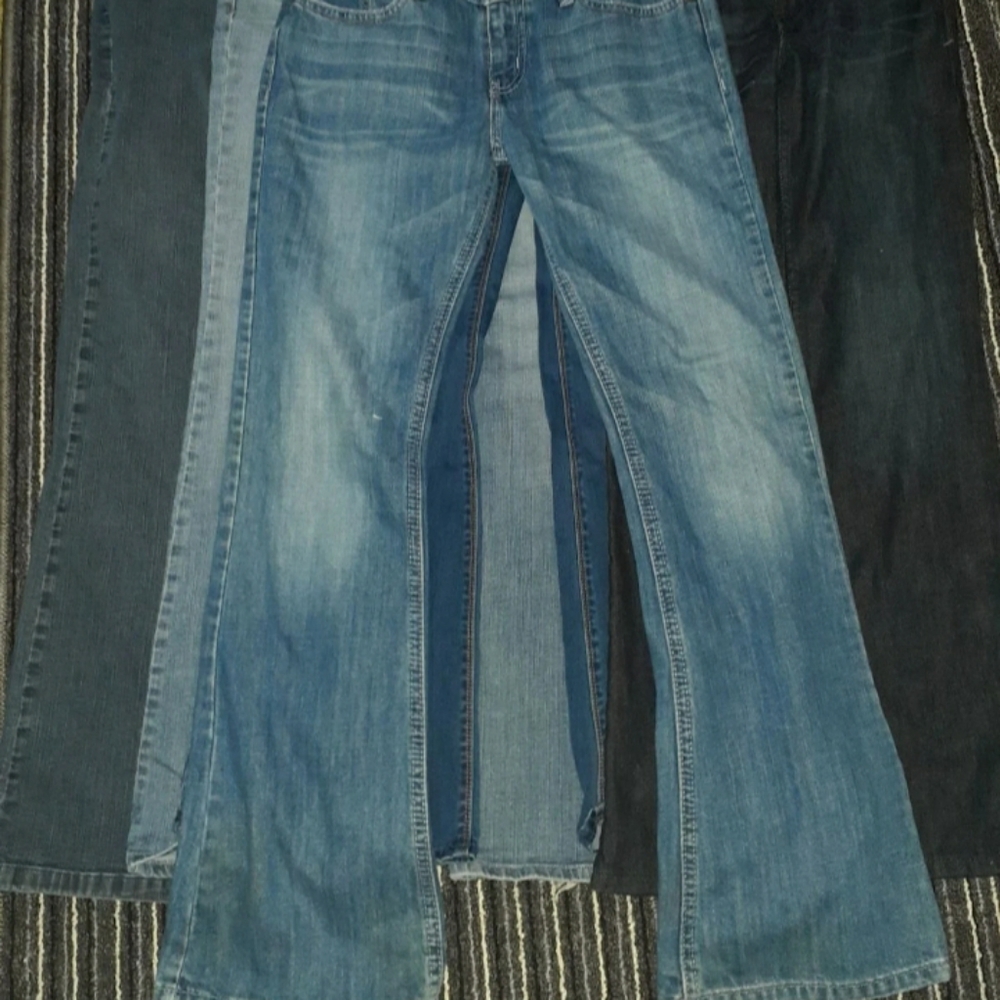 5 Pairs Of Bellbottom Jeans